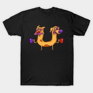 Catdog Before Coffee T-Shirt